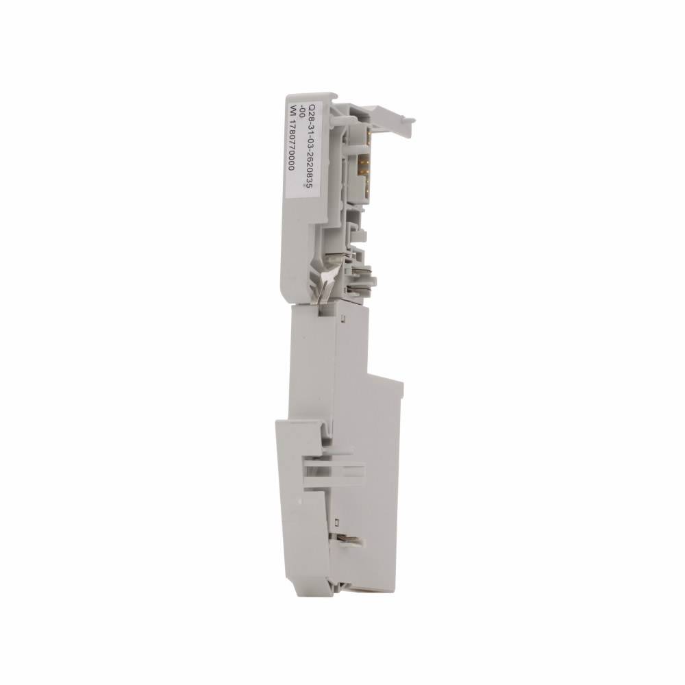 EATON XN-S4S-SBBS-CJ 4-Level Connection Plug-In Slice I/O Base Module, Screw Wire Clamp, For Use With Cold Junction Compensation and XN-2AI-THERMO-PI Analog Input Module