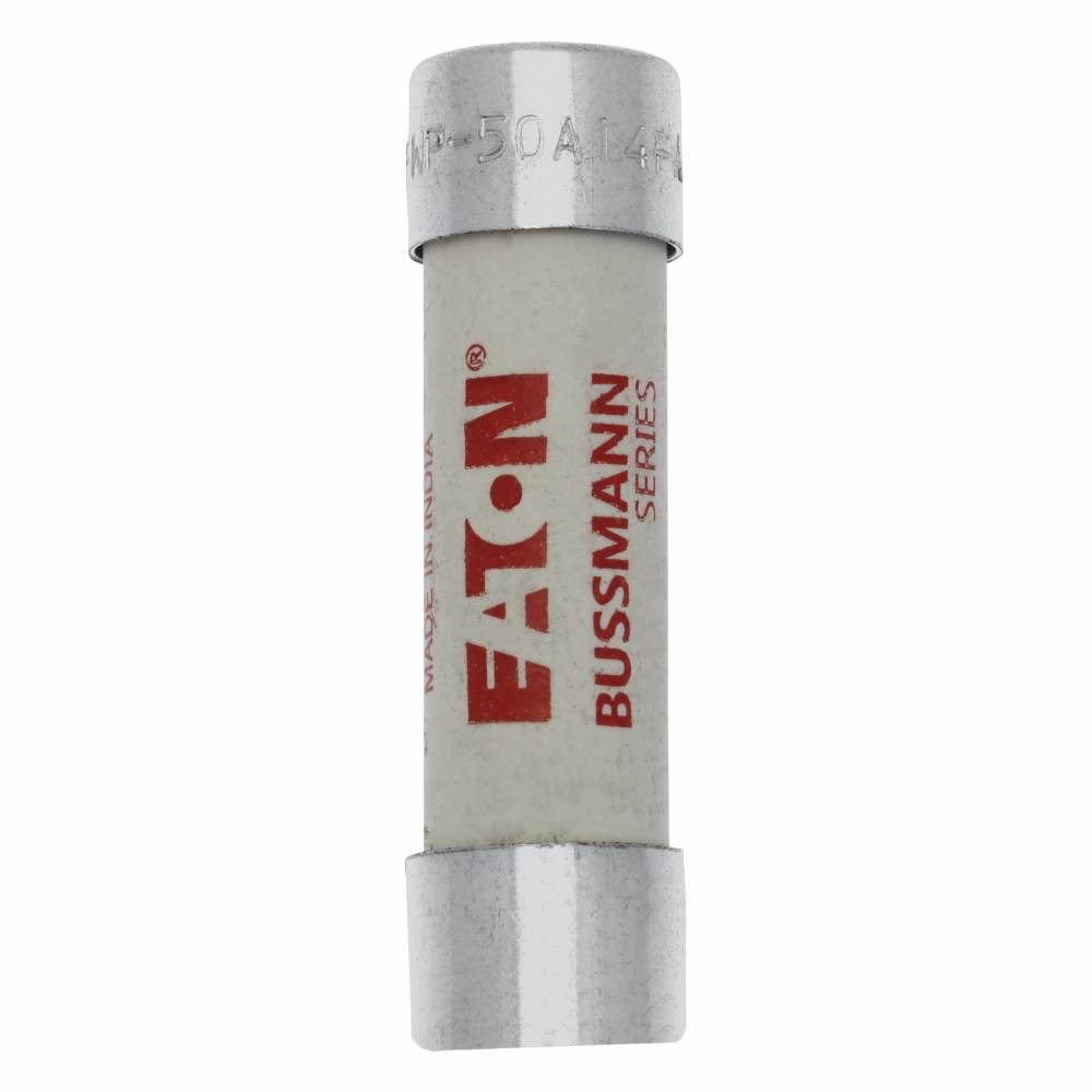Edison FWP-50A14F Fast Acting High Speed Fuse, 50 A, 690/700 VAC, 800 VDC, 50/200 kA, Cylindrical Body