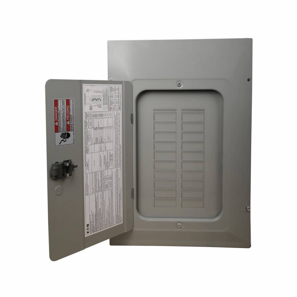 EATON 3BR1224L125S 3-Phase Main Lug Loadcenter, 120/208Y/240 VAC, 125 A, 10 kA Interrupt