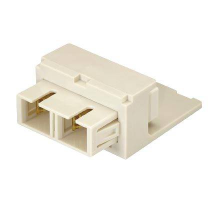 Panduit® CMDBUSCZEI Fiber Optic Adapter Module, SC Duplex Connector, 1 Port, OS1/OS2 Single Mode Fiber