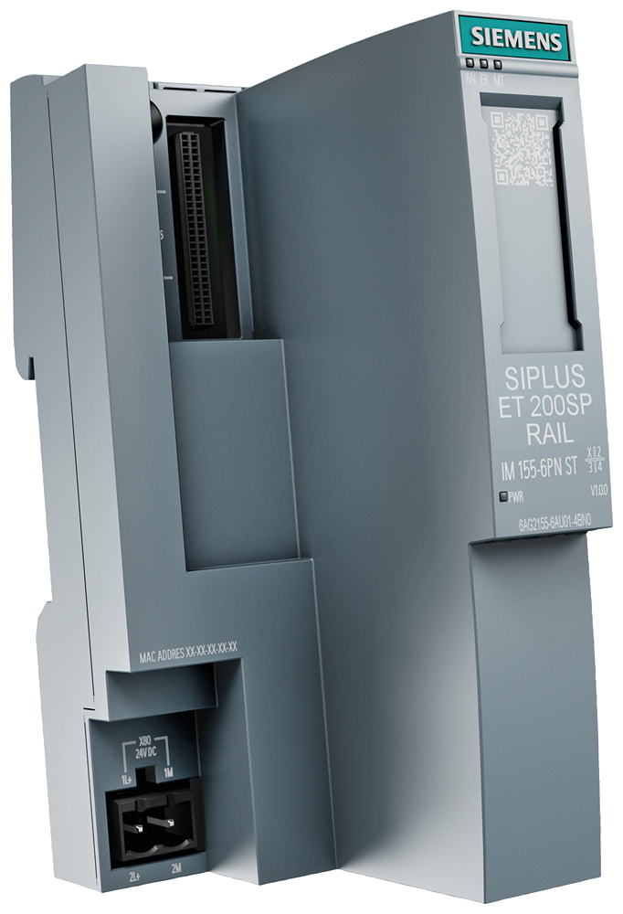Siemens SIPLUS 6AG21556AA014BN0 Rail Interface Module, 24 VDC, 450 to 550 mA, 100 Mbps Communication