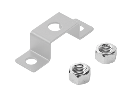 Hoffman LCBKW DCR Ceiling Bracket, For Use With Ladder Rack System, Steel, White