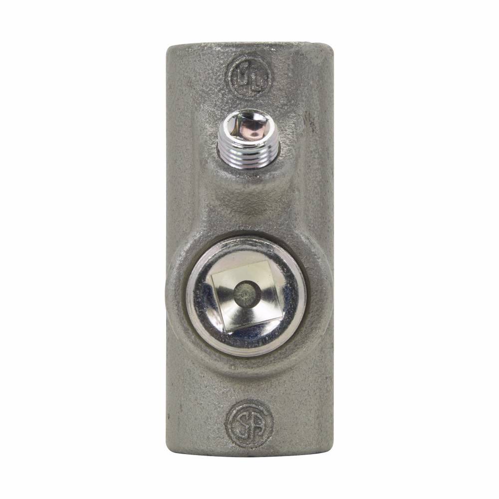 EATON Crouse-Hinds EYS11 Conduit Sealing Fitting, 1/2 in FNPT, For Use With Conduit System, Ductile Iron/Feraloy® Iron Alloy, Aluminum Acrylic Painted/Electro-Galvanized