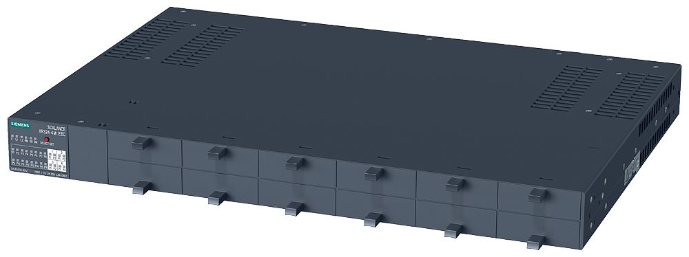 Siemens SCALANCE 6GK53244GG001ER2 Managed Ethernet Switch, 10/100/1000 Mbps, 100/1000 Mbps Multi-Mode/Singlemode Interface, (16) RJ45 Port