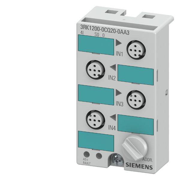 Siemens 3RK1400-1BQ20-0AA3 AS-Interface Compact Digital I/O Module, 2 Inputs, 2 Outputs