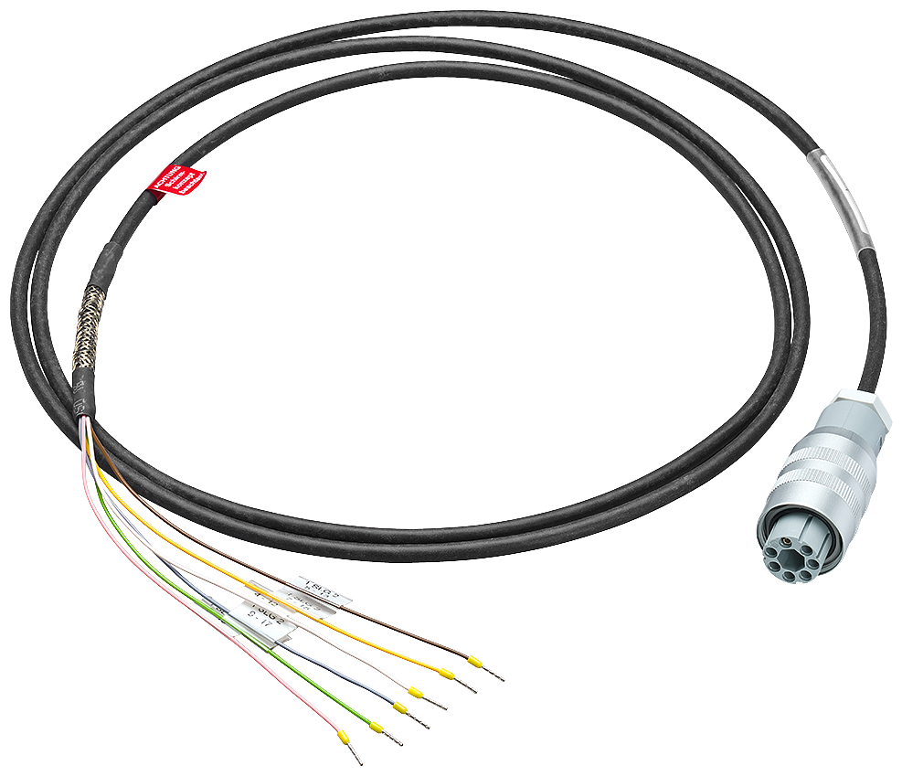 Siemens 6GT20916EH20 Highly Flexible Communication Line Plug-In Trailing Cable, 300 VAC, (6 Braided Tin Plated Copper Conductor, 2 m L