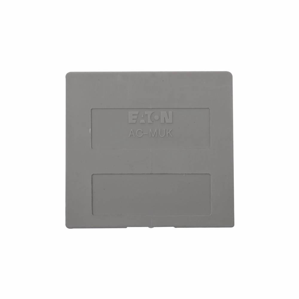 EATON XBACMU254 End Cover, For Use With XB Series XBMUK25/XBMUK4 Mini Screw Connection Terminal/Ground Block, Gray