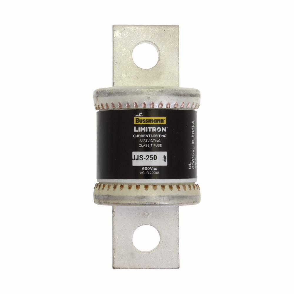 Bussmann Limitron™ Tron® JJS-250 Current Limiting Very Fast Acting Fuse, 250 A, 600 V, 200 kAIC Interrupt, T Class, Cartridge Body