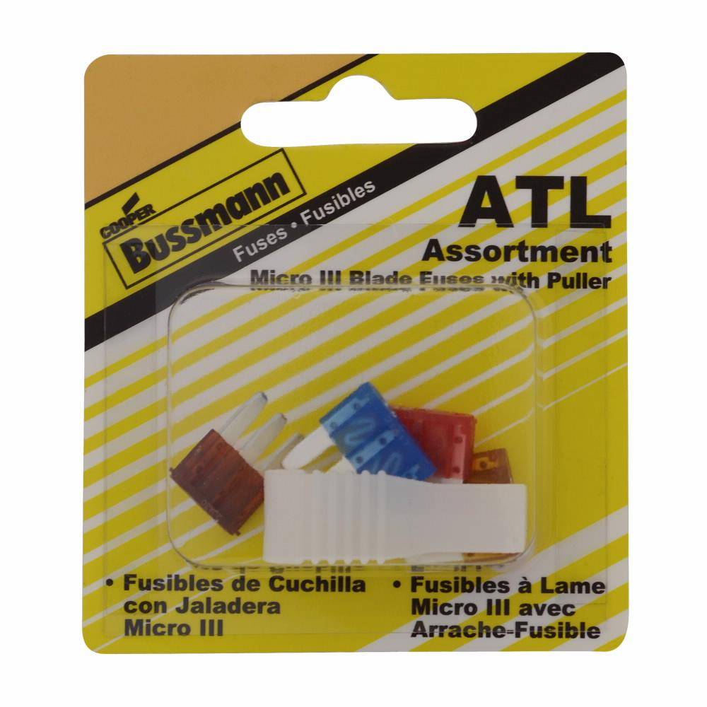 Bussmann easyID™ BP/ATL-A4-RPP ATL Micro III Emergency Fuse Pack, 4 Pieces