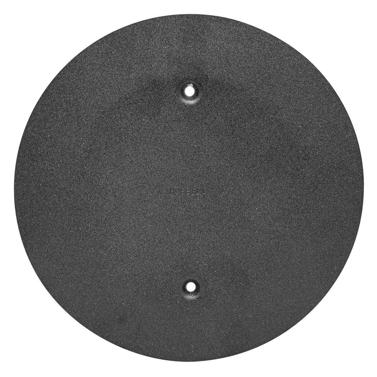 Wiring Device-Kellems PT4APBL 4x4 Flush Standard Abandonment Plate, 4 in Dia, Aluminum