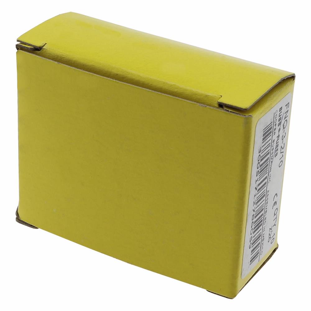Bussmann Tron® FNQ-3-2/10 Time Delay Midget Fuse, 3.2 A, 500 VAC, 10000 A Interrupt, Class: Supplemental, Cartridge Body