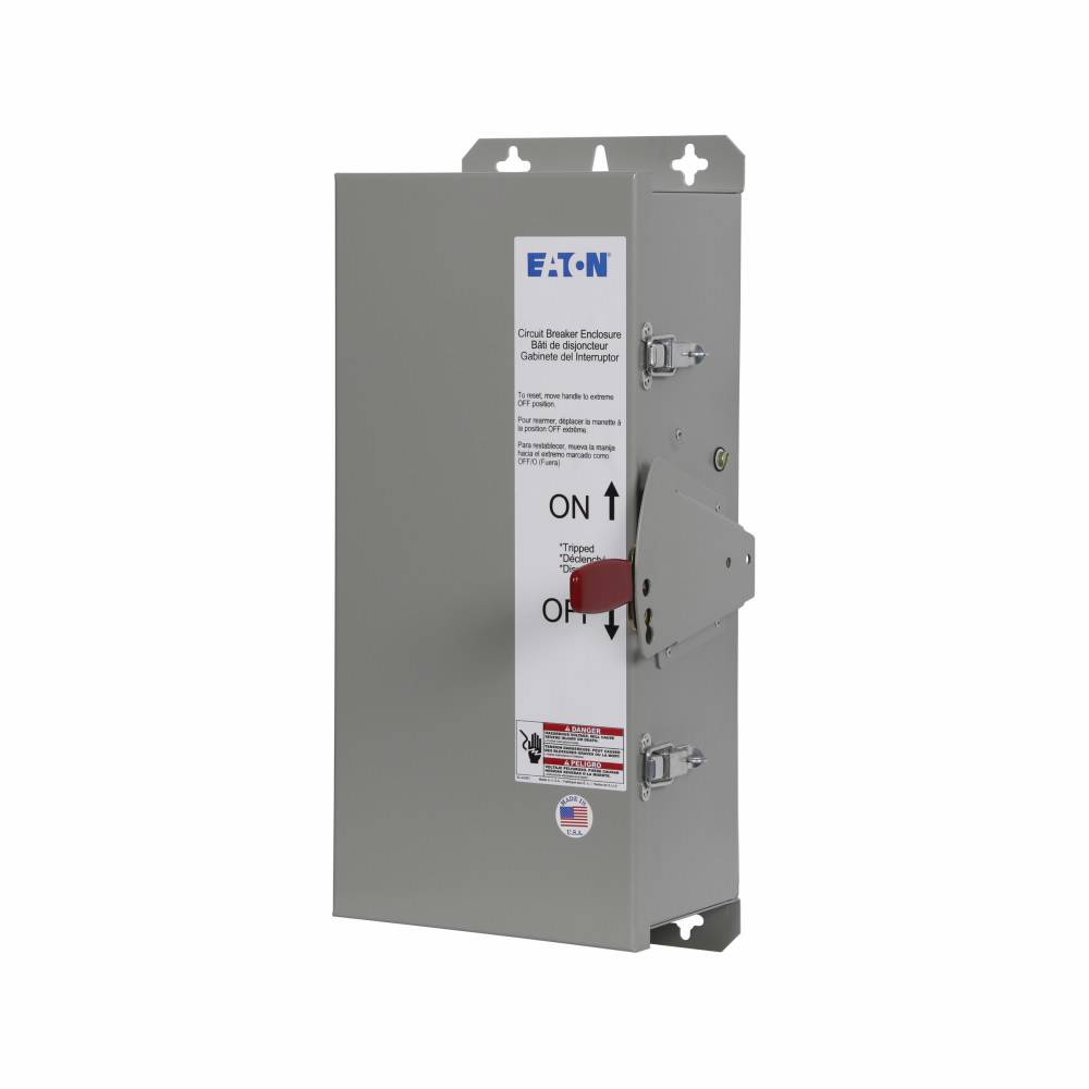 EATON JFDN100 C Series Dustproof Circuit Breaker Enclosure, 9.16 in W x 9.31 in D x 25.66 in H, NEMA 12K NEMA Rating, Steel