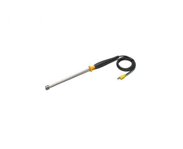Fluke® SureGrip™ 80PK-27 Industrial Surface Temperature Probe, -127 to 600 deg C, 0.9 in Dia x 12-3/4 in L, 8 deg F, -196 to 32 deg F, 32 to 362 deg F, +/-1.2 % of 363 to 1112 deg F Accuracy, 12 in L Wire