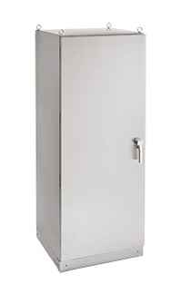 nVent HOFFMAN FS180654DHP0 FS66S 1-Door Dual Access Enclosure, 73.97 in L x 24.32 in W x 20.26 in D, NEMA 4X/IP66 NEMA Rating, 304 Stainless Steel