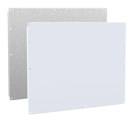 Hoffman A37P48NG A38P Enclosure Panel, 48 in W x 37.16 in H, 10 ga Steel