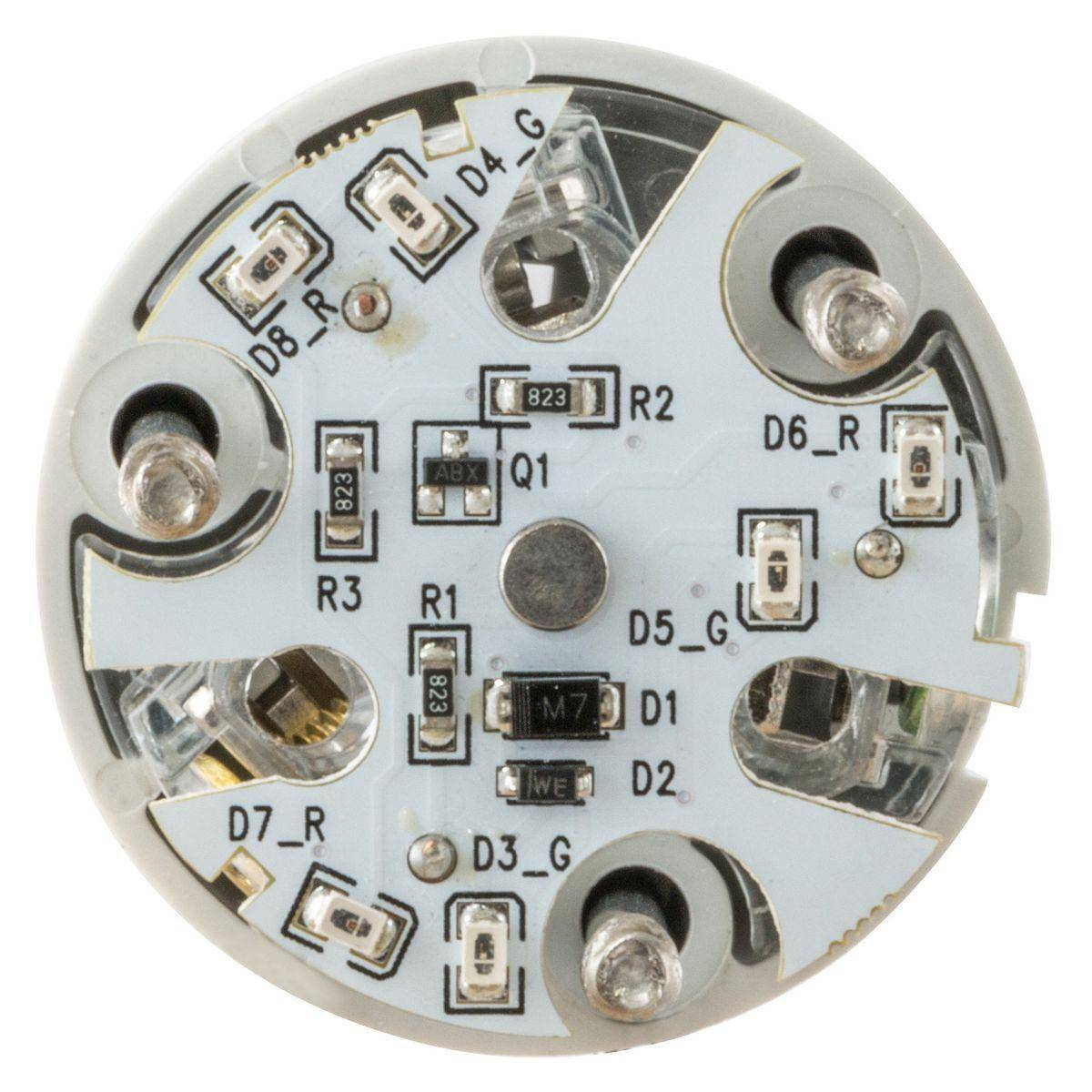 Wiring Device-Kellems Twist-Lock® HBL27W47WC 1-Phase Female Grounding Insulated Illuminated Watertight Standard Cord Mount Locking Connector, 125 VAC, 20 A, 2 Poles, 3 Wires, Clear