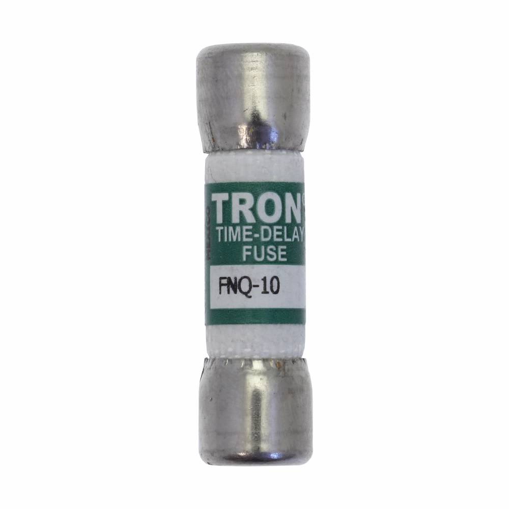 Bussmann Tron® FNQ-10 Time Delay Fuse, 10 A, 500 VAC, 10 kAIC Interrupt, Class: Supplemental, Cartridge Body