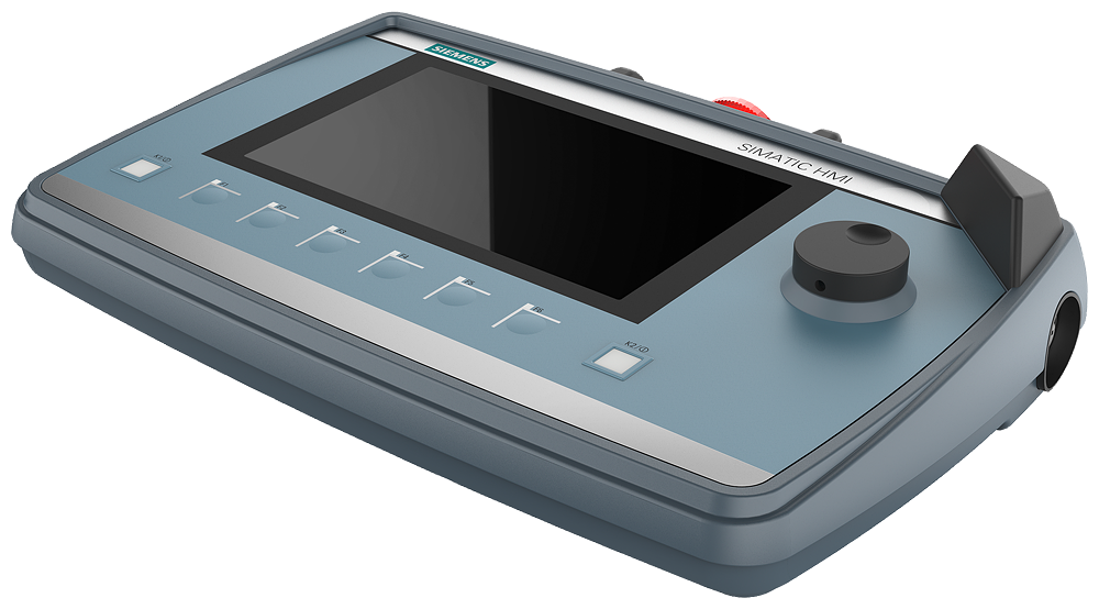 Siemens SIMATIC HMI 6AV21458GB000AA0 KTP700F 2nd Generation Mobile HW, 24 VDC, 7 in TFT Widescreen/LED Backlighting Display, 6 Keys, PROFINET, Ethernet, SD Card Slot, USB 2.0, Multimedia Card