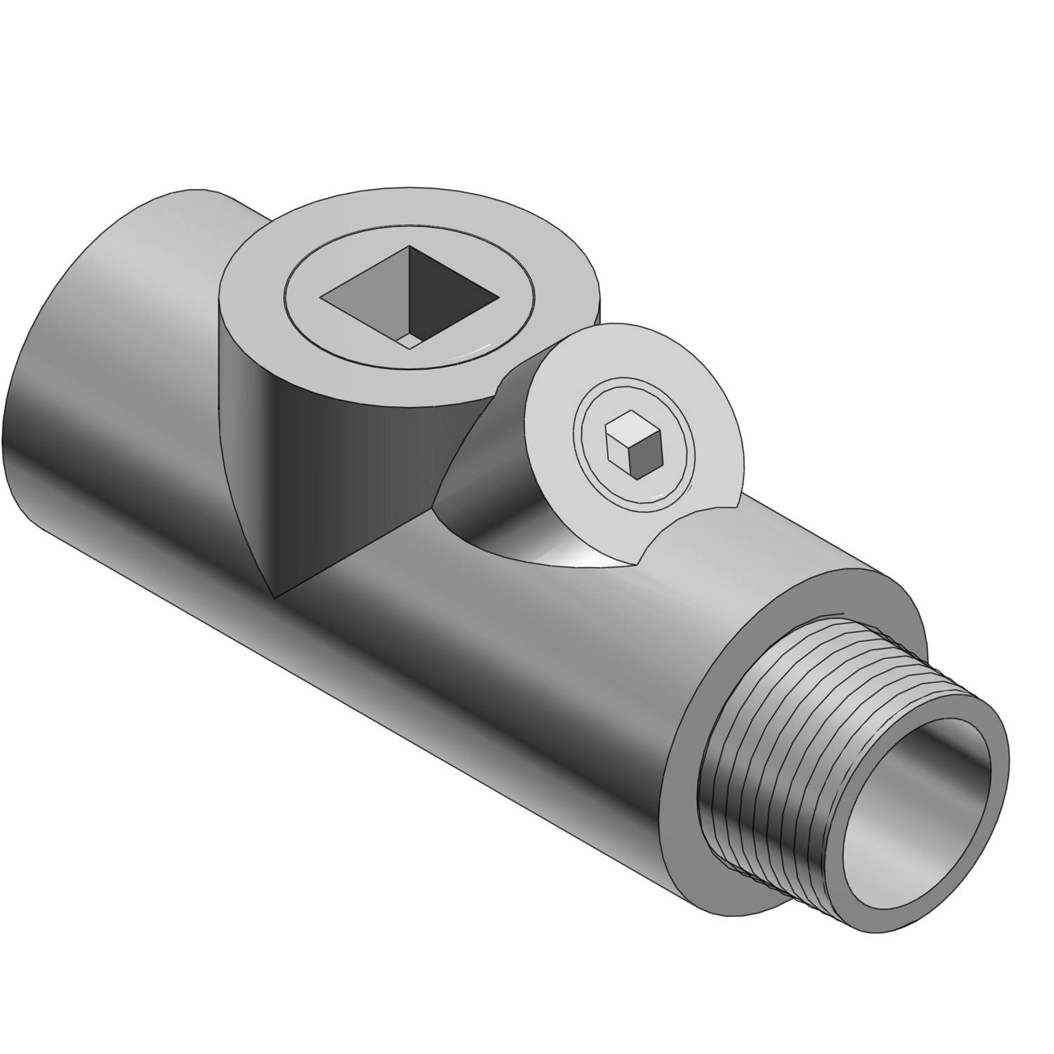 T&B® EYS101-TB Dust/Ignitionproof Explosionproof Horizontal/Vertical Sealing Fitting, 4 in, For Use With Crouse-Hinds Chico® Compound and Chico® Fiber, Iron, Aluminum Acrylic Painted/Zinc Plated