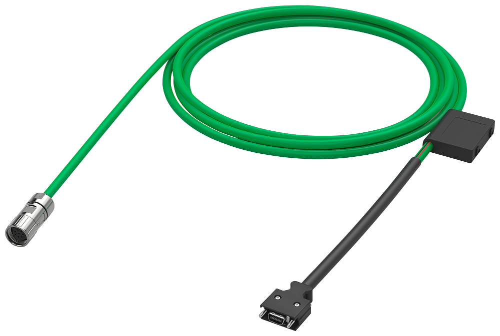 Siemens MOTION-CONNECT® 300 6FX30022DB121AF0 Pre-Assembled Signal Cable With Straight Connector Motor, 5 m L
