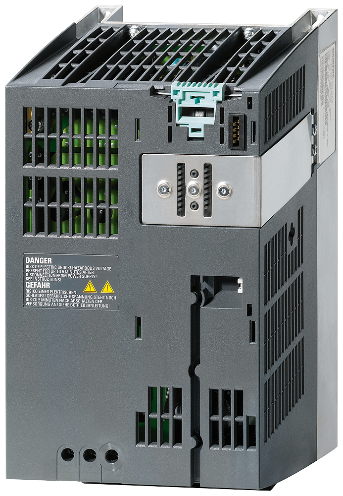 Siemens 6SL32101SE177UA0 SINAMICS S110 3-Phase Power Module, 380 to 480 VAC Input, 7.5/8.9 A Input, 15.4 A Output