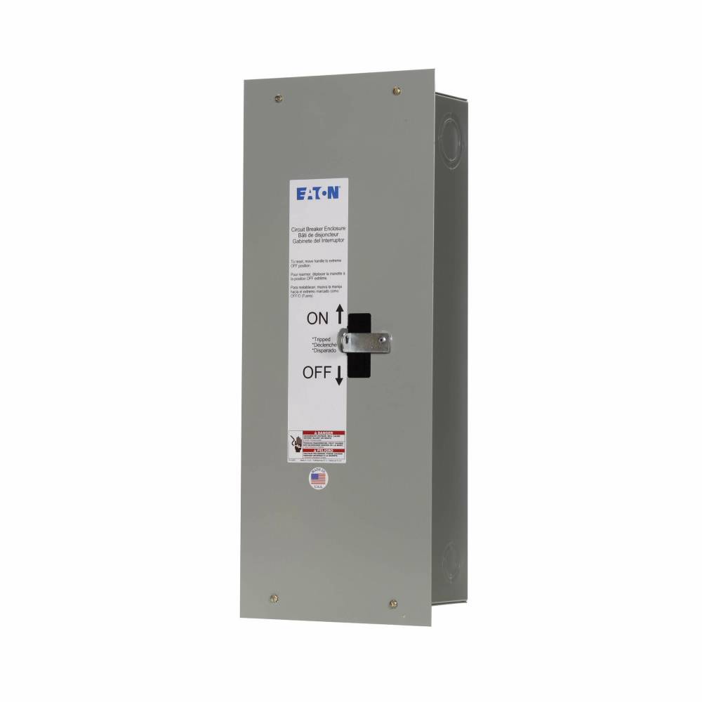 EATON FFDN225 C Series Dustproof Enclosed Circuit Breaker Enclosure With Knockout, 6.28 in L x 9.72 in W x 10 in H, NEMA 1