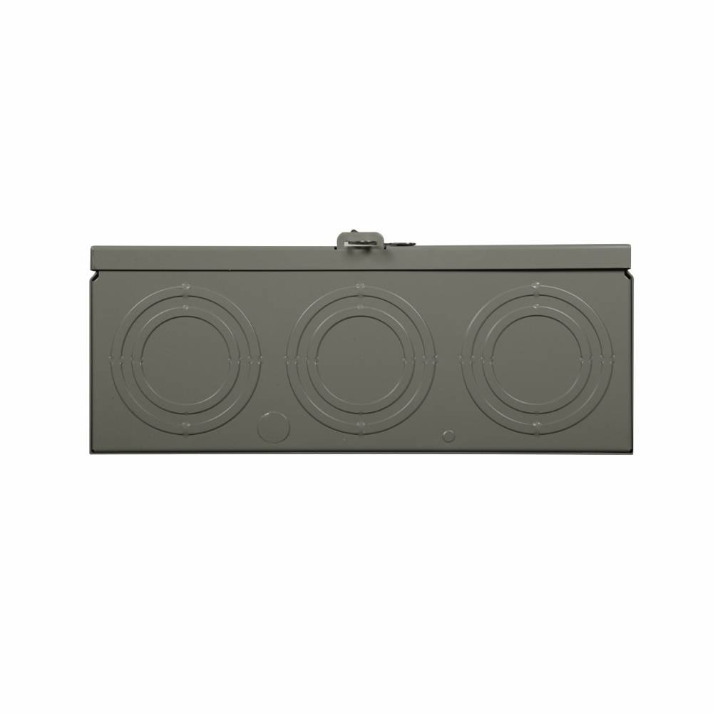EATON 1008948CH 1-Position 3-Wire Lever Bypass Triplex Meter Socket, 600 VAC, 320 A, 1 ph Phase