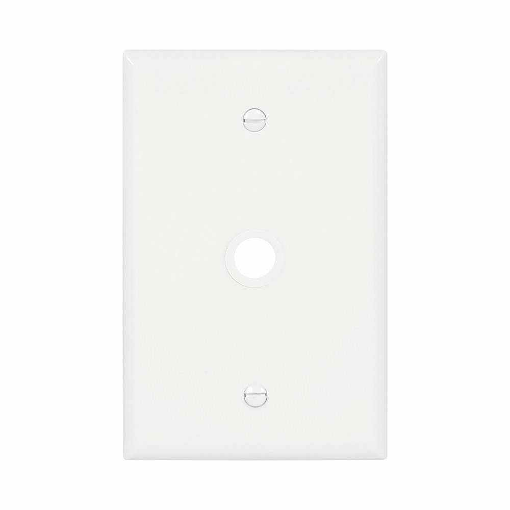 EATON Arrow Hart™ Eaton Wiring Devices PJ11W Medium Size Combination Wallplate, 1 Gangs, 3.12 in W, Polycarbonate/Thermoplastic, Surface/Threaded Mount