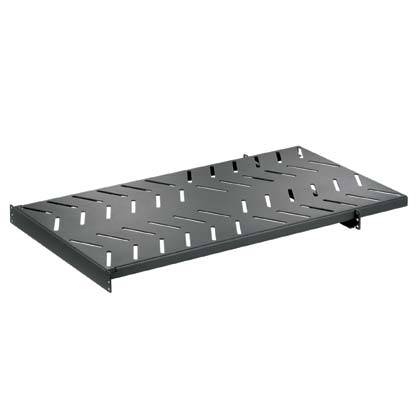 Panduit® RSHLF 4-Post Deep Rack Mount Shelf, 1.7 in H x 19 in W x 1.7 in D, 1U Rack, Steel