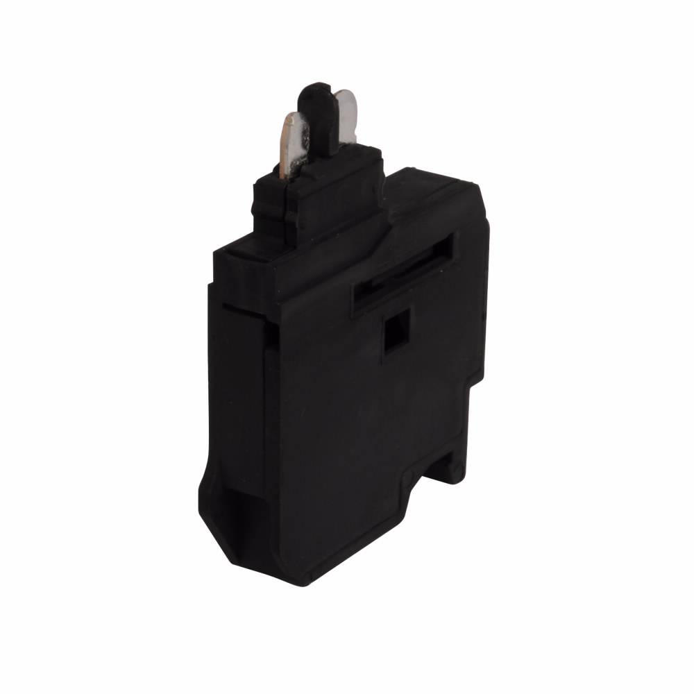 EATON XBPFU Fuse Plug, For Use With Screw Connection Disconnect and Component Terminal Block, 26 to 10 AWG Wire Size, 6.2 mm W Terminal, 500 V 16 A Connection, Black