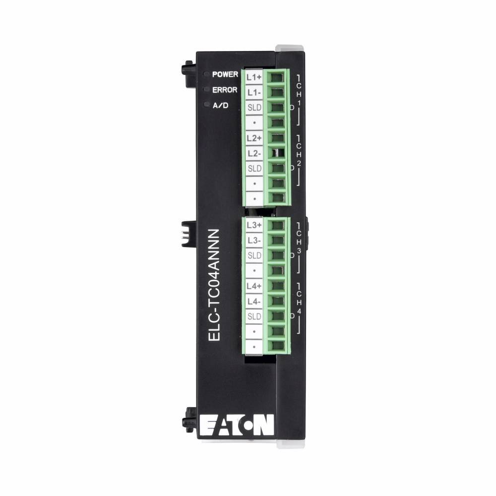 EATON ELC-TC04ANNN J/K/R/S/T Sensor Thermocouple Input Module, 4 Inputs