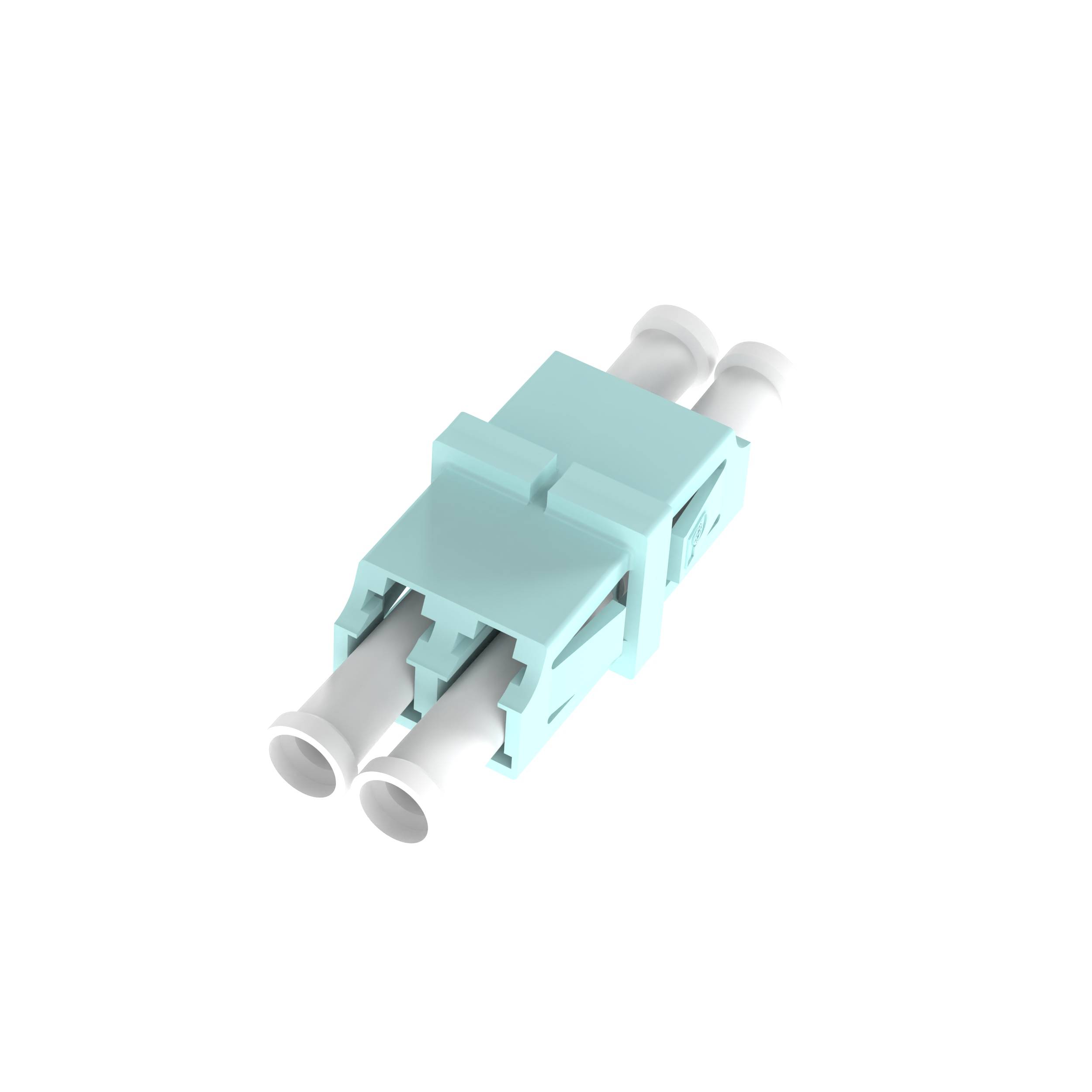 Panduit® FADSLCZAQ-L Duplex Fiber Optic Adapter, LC Connector, Snap-Fit Mount, Multi-Mode Fiber