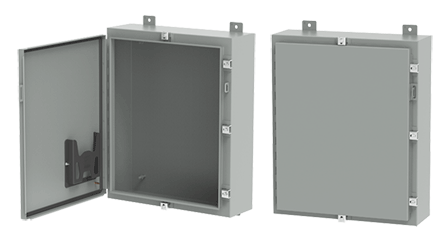 nVent HOFFMAN A36H24ALP A4 Series 1-Door Enclosure, 36 in L x 24 in W x 6 in D, NEMA 4/IP66 NEMA Rating, Steel