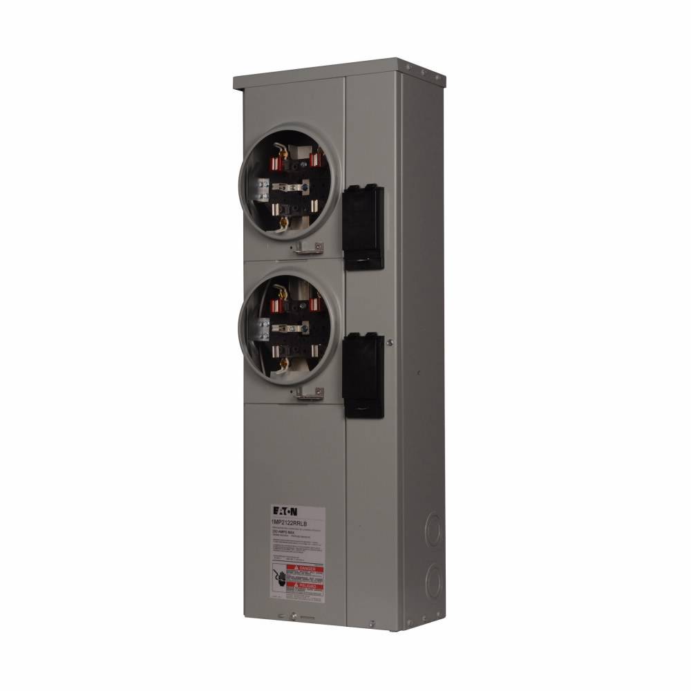 EATON 1MP2122RRLB Group Metering Horn Bypass Meter Pack, 125 A, Underground Feed, 120/240 VAC, 200 A Bus