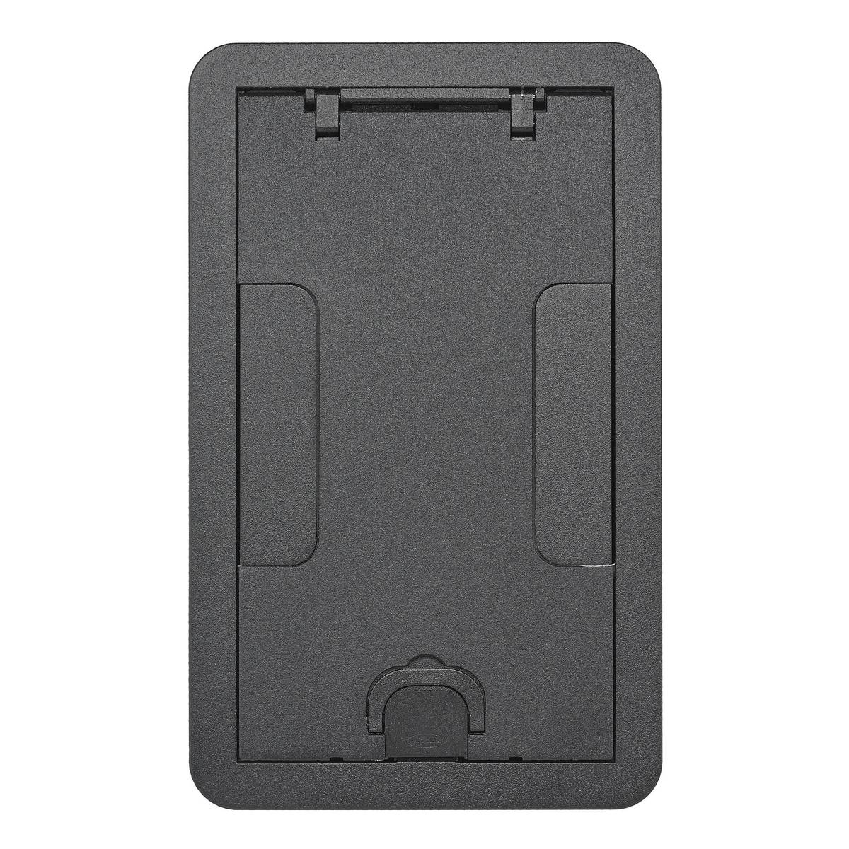 Wiring Device-Kellems 24GCCVRBK Standard Carpet Cover, 11.69 in L x 7.19 in W, Cast Aluminum