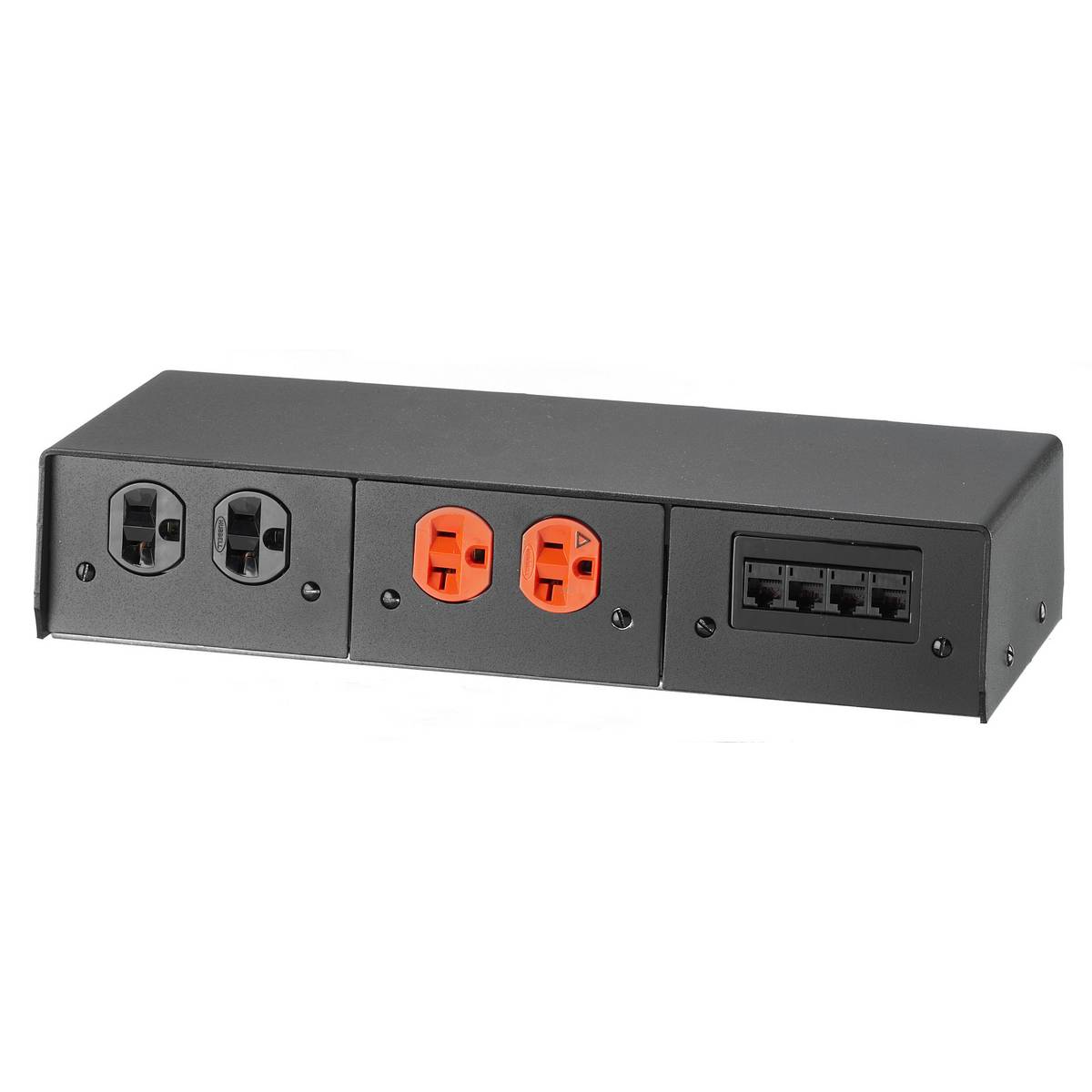 Wiring Device-Kellems FR680BKA 6-Gang Standard Sized Frpt Pedestal, For Use With PT27A/PT7XC Fire Rated Poke Through, Composite