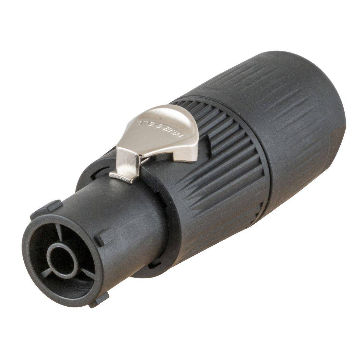 Wiring Device-Kellems Insul-Lock® Plus HBLFC Female Power In Locking Cable Connector, 250 VAC, 20 A, 2 Poles, 3 Wires, Black