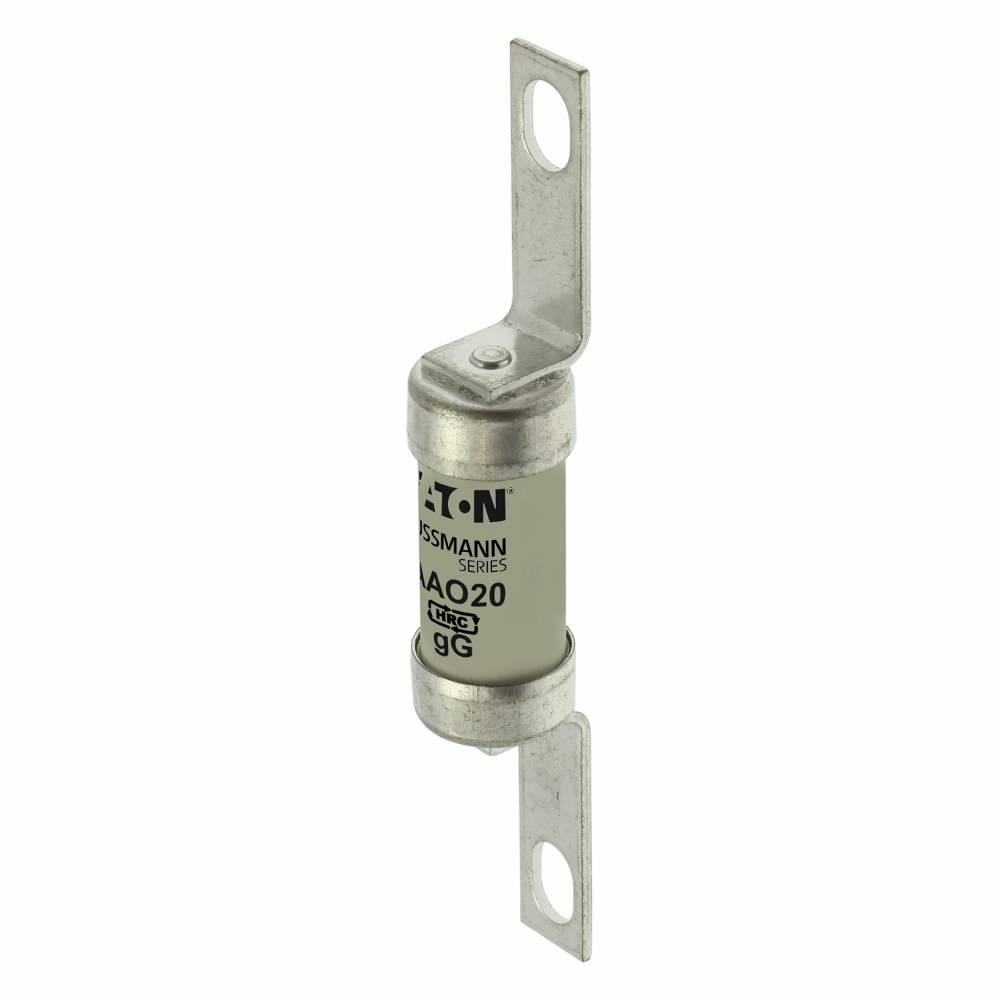 Edison AAO20 Low Voltage HRC Fuse Link, 550 VAC, 20 A, Ceramic