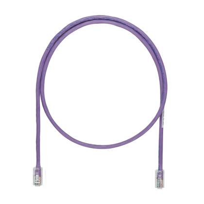 Panduit® NetKey® NK5EPC10VLY Class D Patch Cord, Cat 5e, 24 AWG U/UTP Copper Conductor, 1-Pair GP6™ x Modular Plug x Modular Plug Connector, 10 ft L Cord