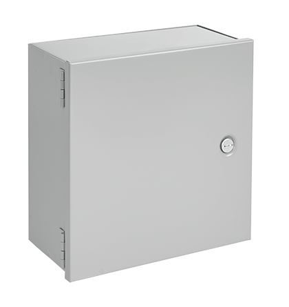nVent HOFFMAN A10N86 A1SM Small Enclosure, 10 in L x 8 in W x 6 in D, NEMA 1/IP30 NEMA Rating, Steel