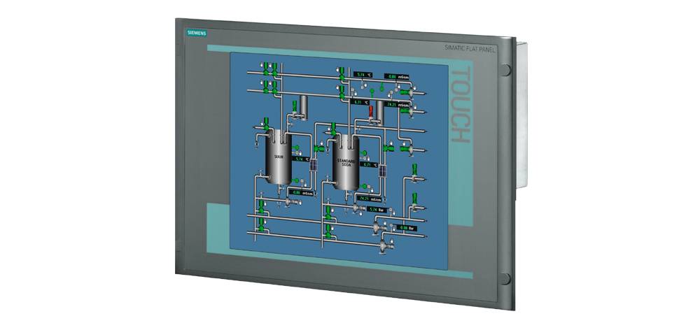 Siemens SIMATIC 6AV78612TB002AA0 TFT Flat Panel, 15 in Screen, 1024 x 768 pixel