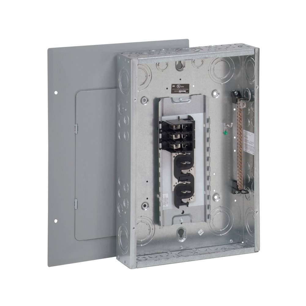 EATON 3BR1224L125 3-Phase Metallic Main Lug Loadcenter, 120/208Y/240 VAC, 125 A, 24 Poles, 10 kA Interrupt