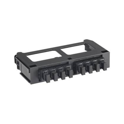 Panduit® QuickNet™ FQMAP85BL Migration Fiber Optic Adapter Panel, MPO™ End A, (8