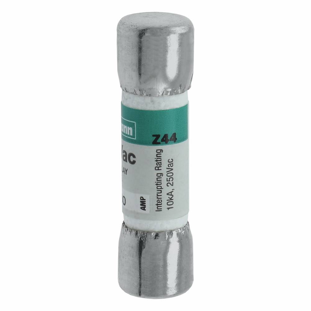 Bussmann Fusetron™ FNM-30 Low Voltage Supplemental Time Delay Midget Fuse, 30 A, 250 VAC, 10000 A Interrupt, Class: Supplemental, Cartridge Body