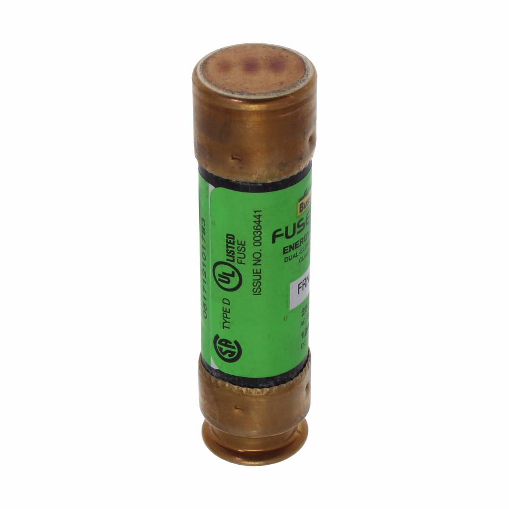 Bussmann Fusetron™ FRN-R-40 Current Limiting Time Delay Fuse, 40 A, 250 VAC/125 VDC, 20/200 kA Interrupt, RK5 Class, Cylindrical Body