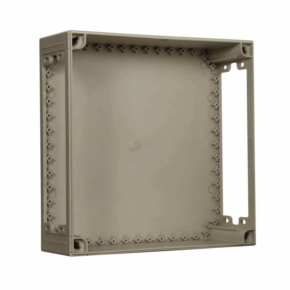 EATON U-CI44 Enclosure Base, 375 mm, For Use With Panel Enclosure, Plastic, Gray