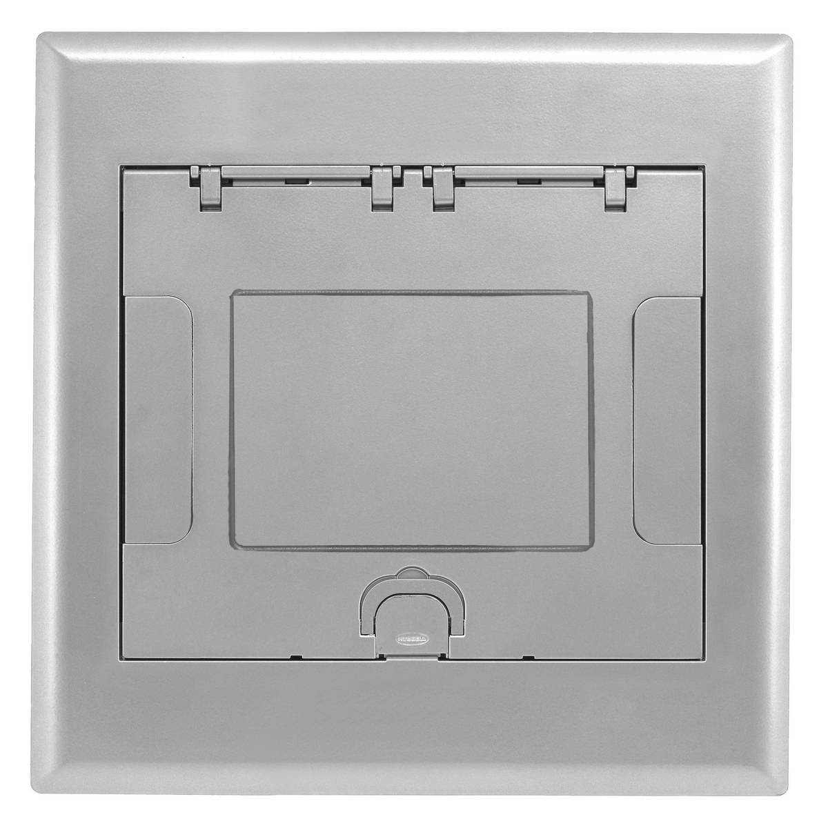 PREMISE WIRING SystemOne™ 10GAFBCVRALUC AFB Insert Style Standard Floor Box Cover With Insert, 13.21 in L x 13.08 in W, Aluminum