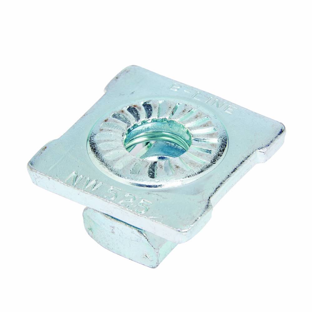 B-Line NW525ZN Combo Nut Washer, 1/2-13, 3/8 in THK, Steel