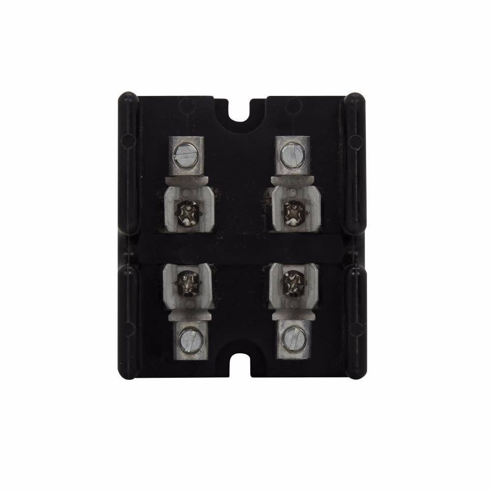 Edison T30030-2CR Open Style Fuse Block, 300 VAC/VDC, 1/2 to 30 A, T Class, 2 AWG Wire, 2 Poles