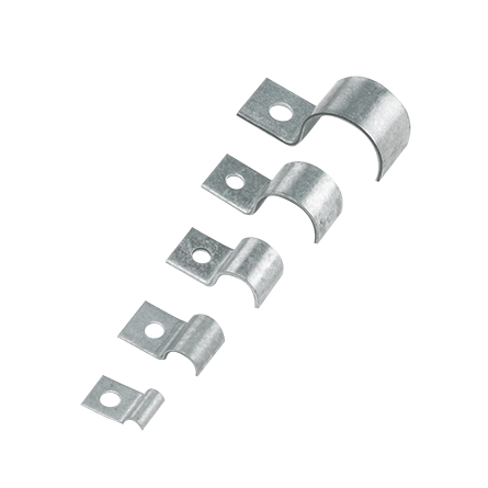 Hoffman ABCC125 A80 Bonding Cable Clamp, For Use With 1/2 in EMC Shielded Cable, Steel, Zinc Plated